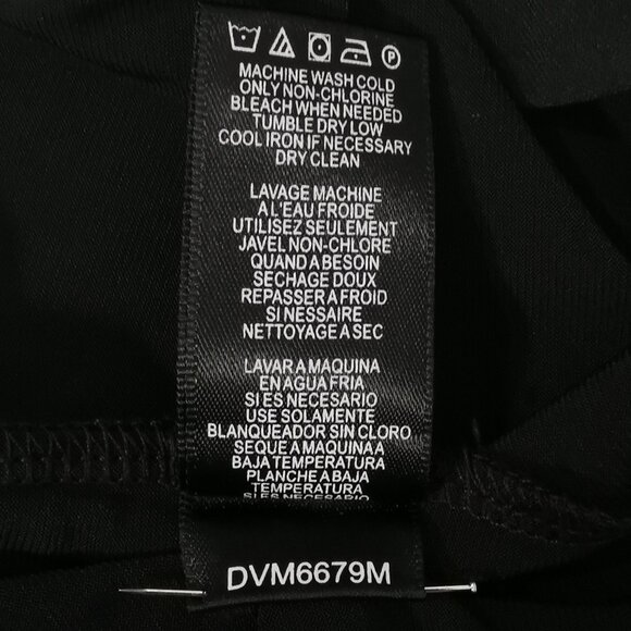 Black Deep V Neck Dress Size XL NWOT #112 - Picture 9 of 11